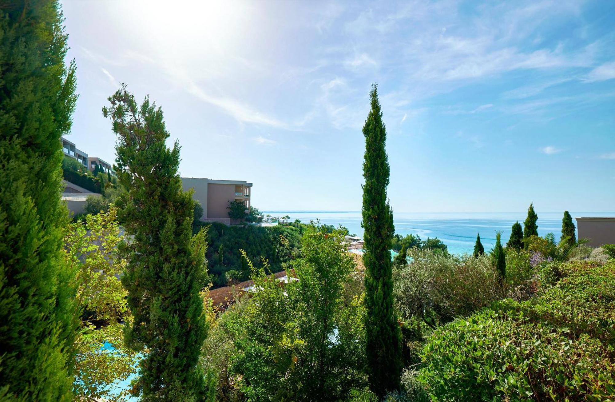 Ikos Oceania Hotel Nea Moudania Bagian luar foto