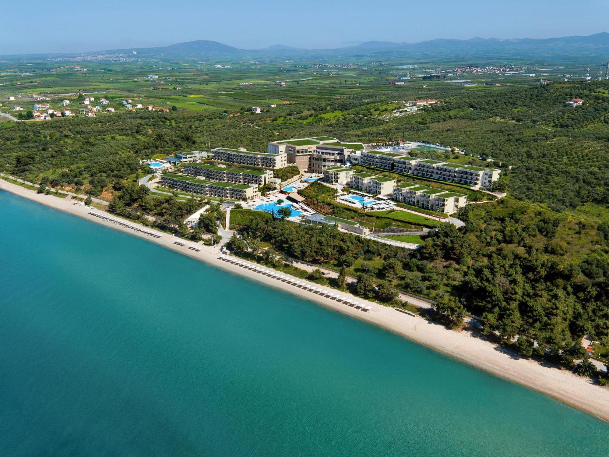 Ikos Oceania Hotel Nea Moudania Bagian luar foto